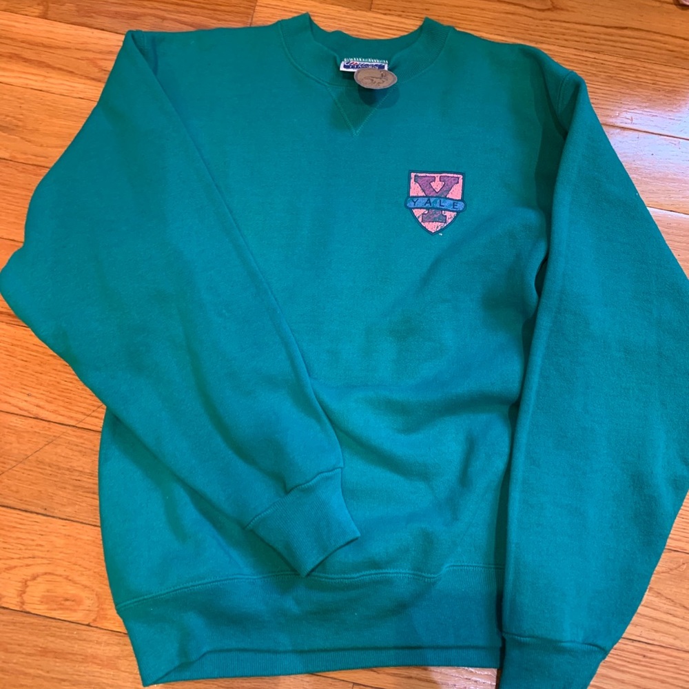 Vintage Yale Sweatshirt y2k crewneck neon 90’s 80’s